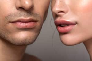 male vs female lips; male lip lift