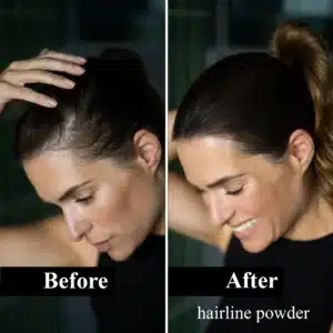 how to get a smaller forehead with hairline powder